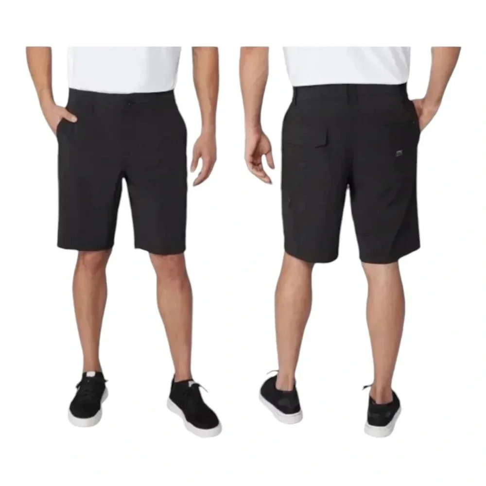 O’Neill Men’s Hybrid Short Black Size 38 New‎ with Tags 11” inseam pockets